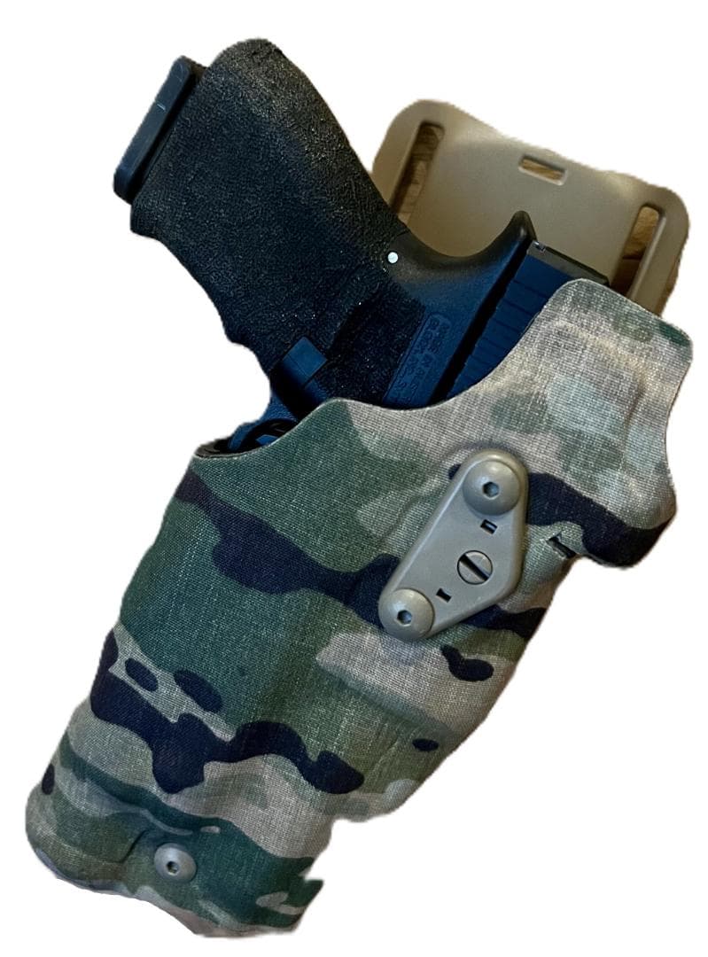 ト*ー様 サファリランド G19+ライト用6354DOホルスター/QLS19付フ