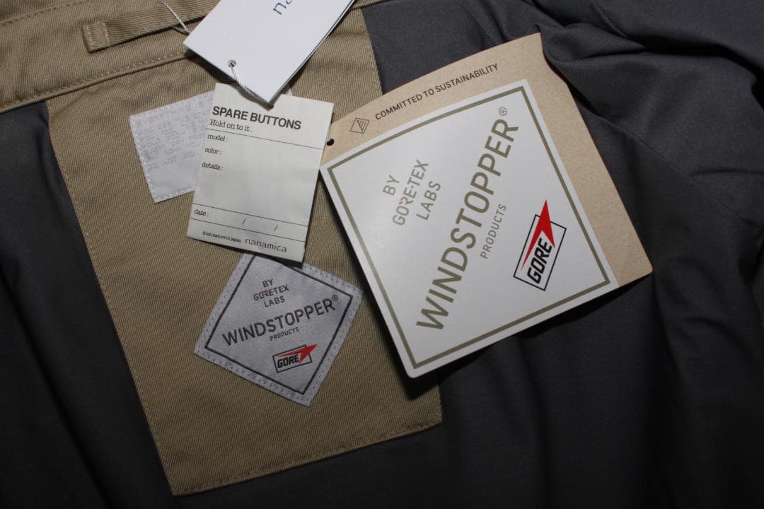 XL　nanamicaナナミカ　ウインドストッパースイングトップジップジャケット