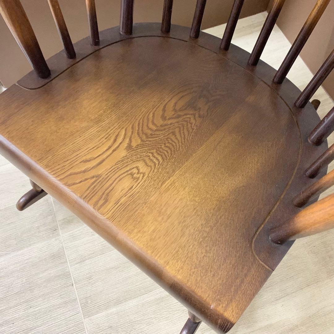 【美品】HIDA 飛騨産業 穂高 ロッキングチェア キツツキ