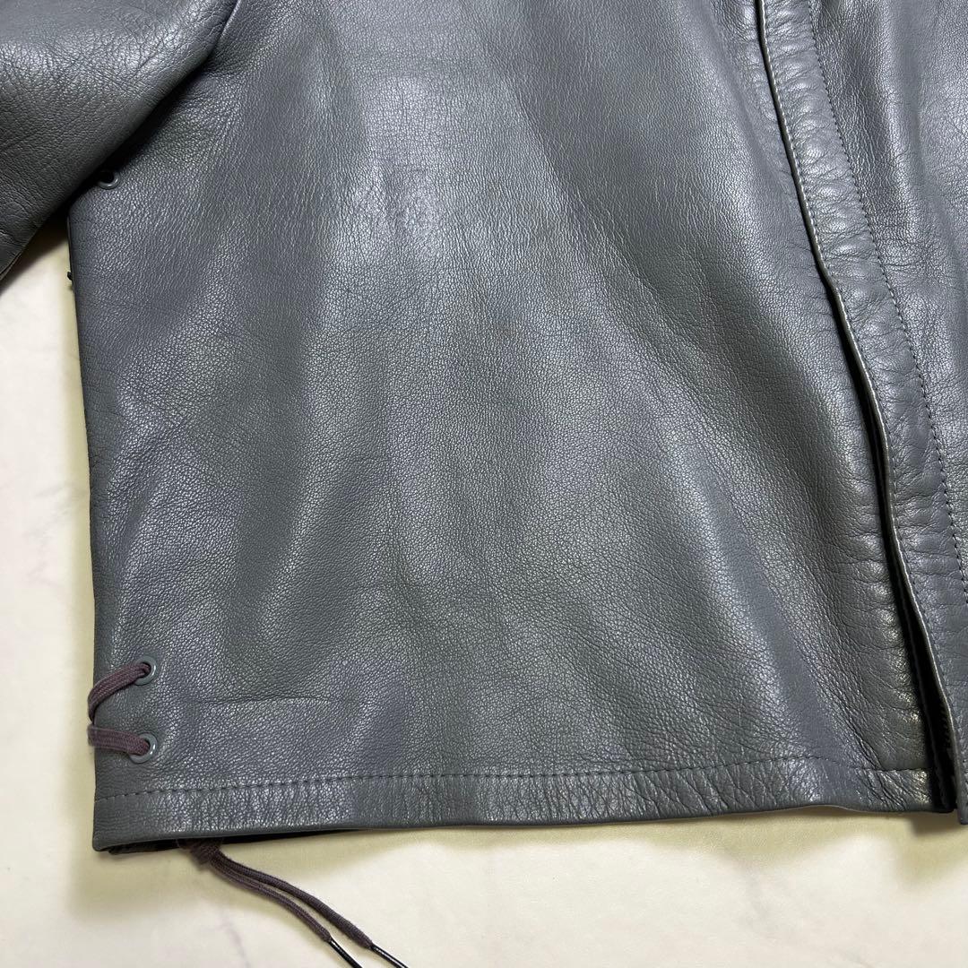 【70s】ドイツ軍 BM サブマリンジャケット レザージャケット グレー系