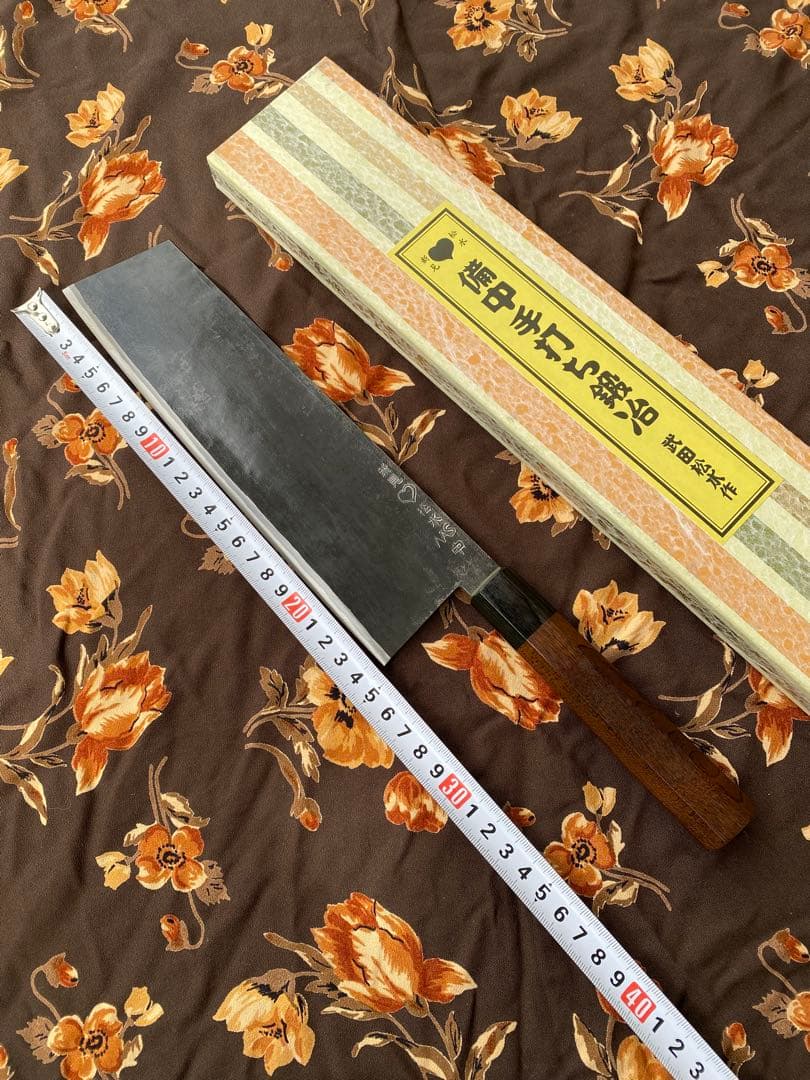 武田刃物TAKEDA 備中手打ち鍛冶　キリツケ（中）日立青紙スーパー鋼240mm