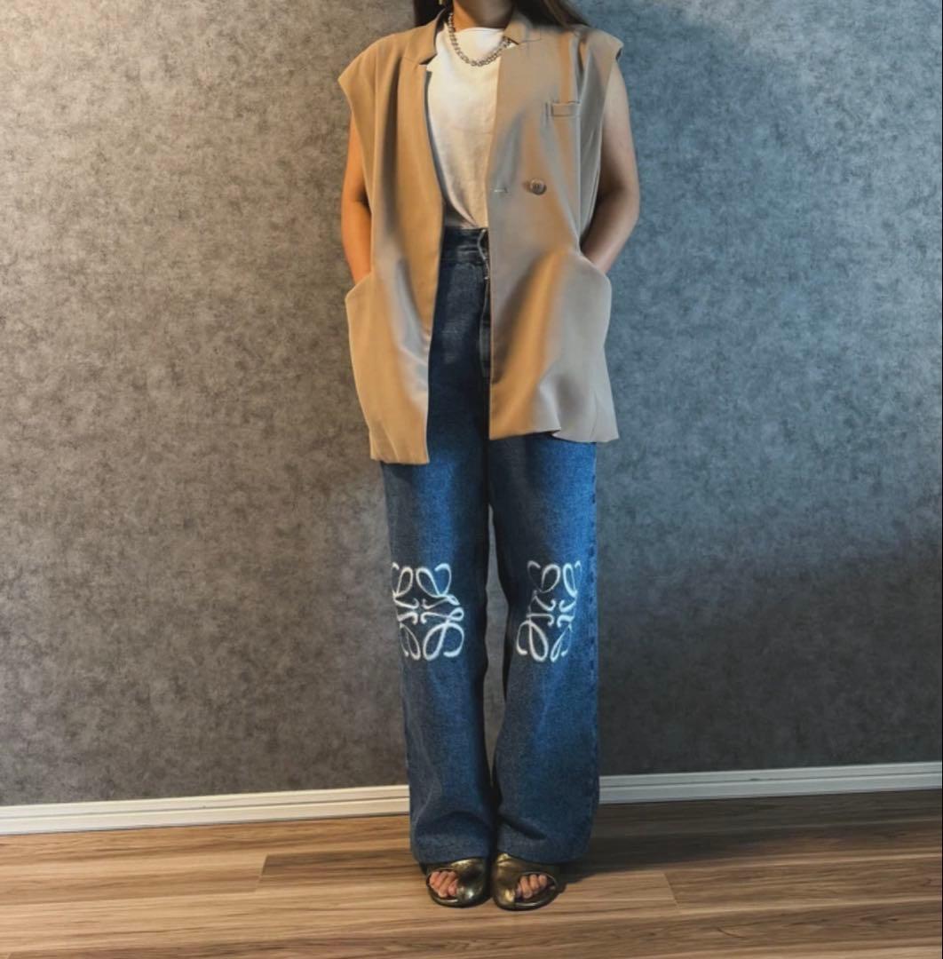 LOEWE アナグラム　デニムパンツ
