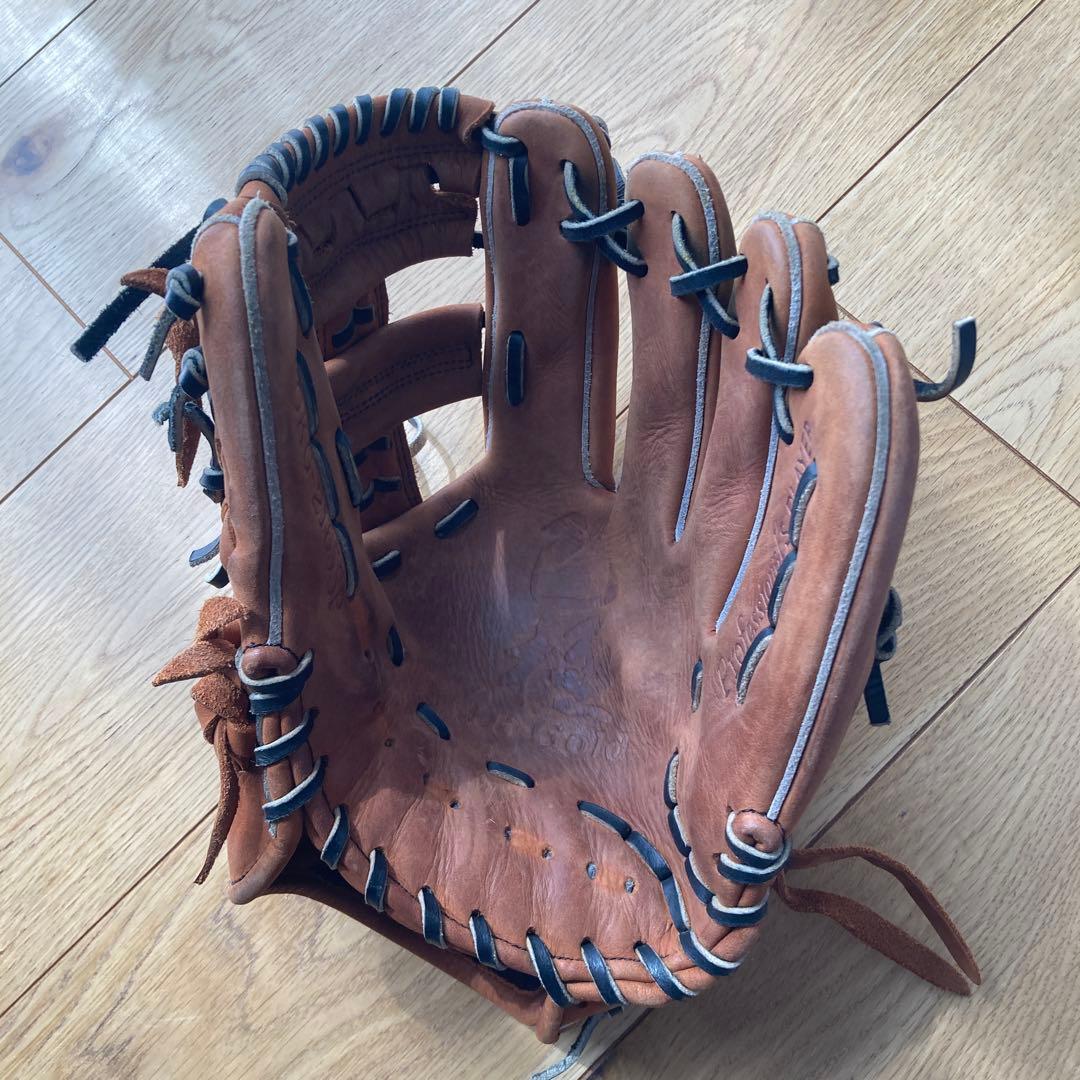 HG ブラウン 軟式グローブ　ハイゴールド　内野手用