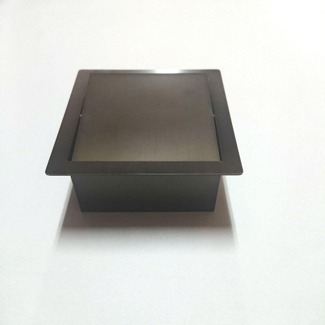 ステンレス ダストシュート四角い ごみ箱 ブロンズ