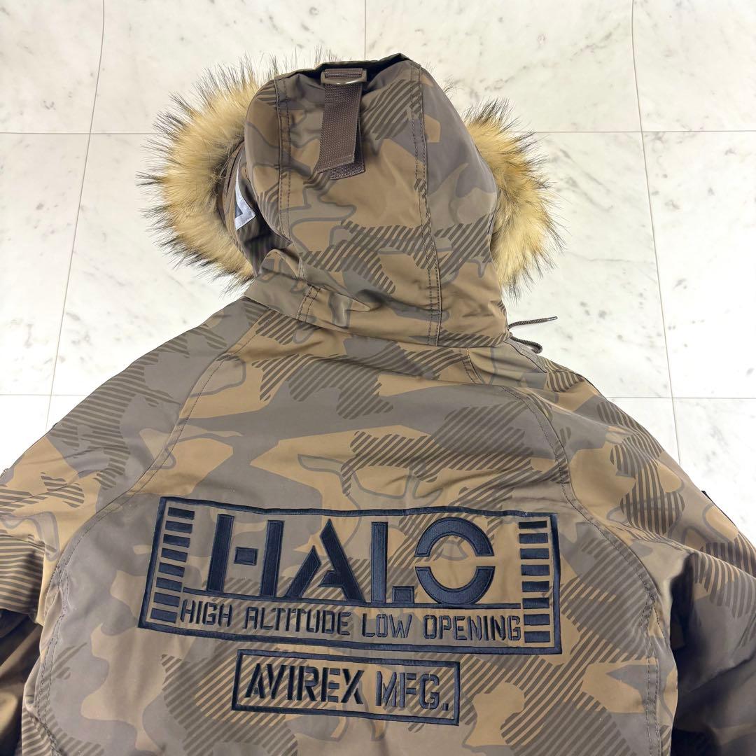 【極美品】アヴィレックス N-3B フライトジャケット モデファイ ハロ L