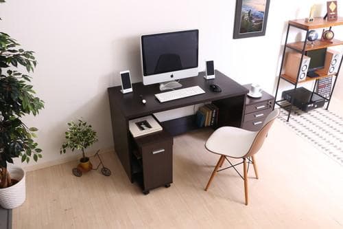 《新品・送料無料》デスク３点セット　ＢＲ