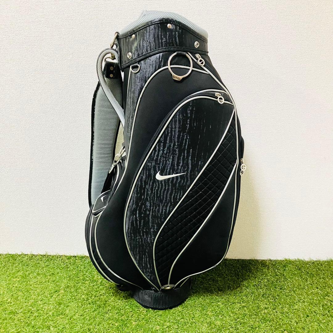 NIKE ナイキ キャディバッグ メンズ レディース カッコいい ベロア風 黒