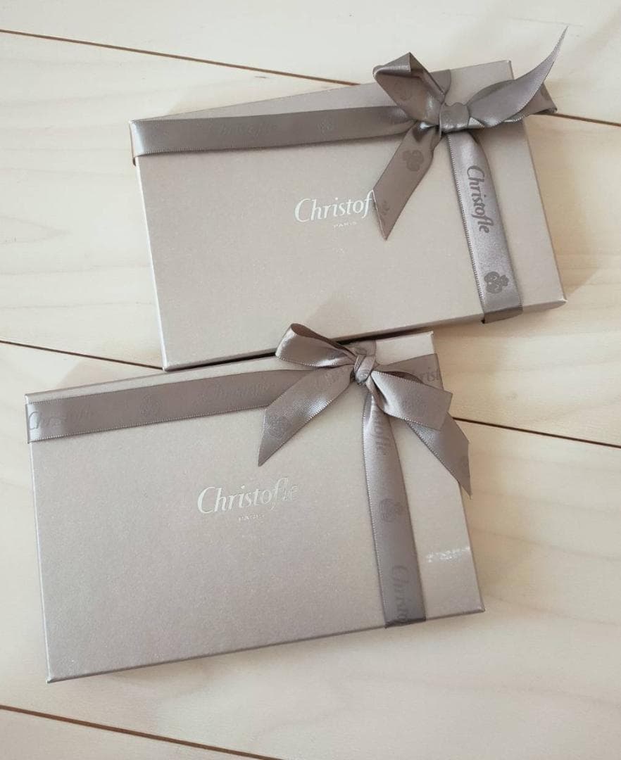 未使用 クリストフルchristofle プティフォーク 4本 2箱セット　限定