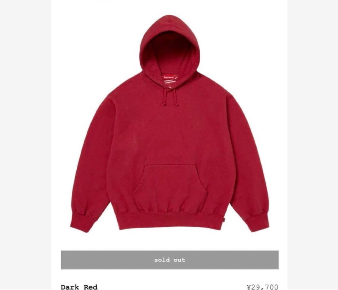 Supreme Satin Applique Hooded Sweat Sサイズ