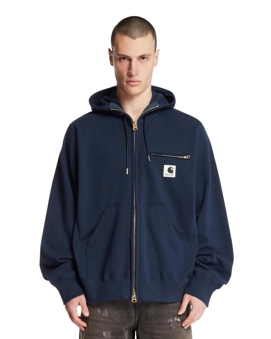 【26ss、サイズ2】sacai × Cotton Jersey Hoodie
