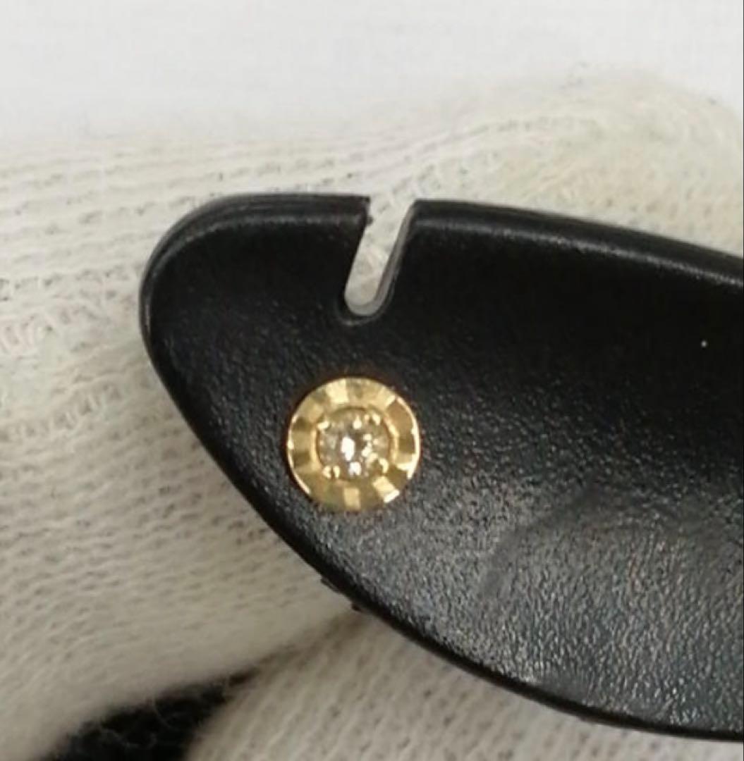 k18 0.03刻印フルーテッド型ピアス