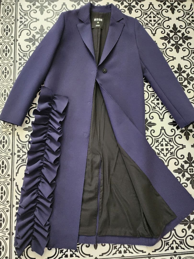 専用　　MSGM　フリルロングコート　美品　38