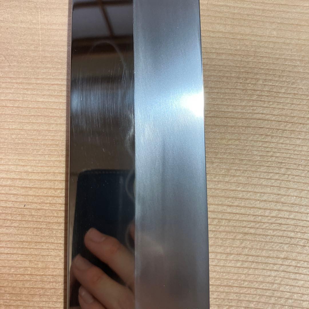 京都有次　本焼薄刃包丁　修理品　天然砥石で研ぎ済み