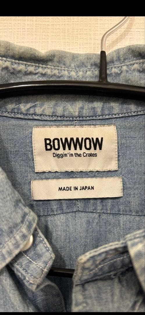 H*o様 BOWWOW デニムシャツ ペイント加工