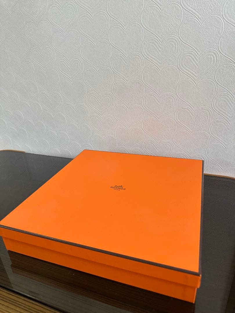 HERMES ブルーダイユール27cm 皿 専用ボックス付き