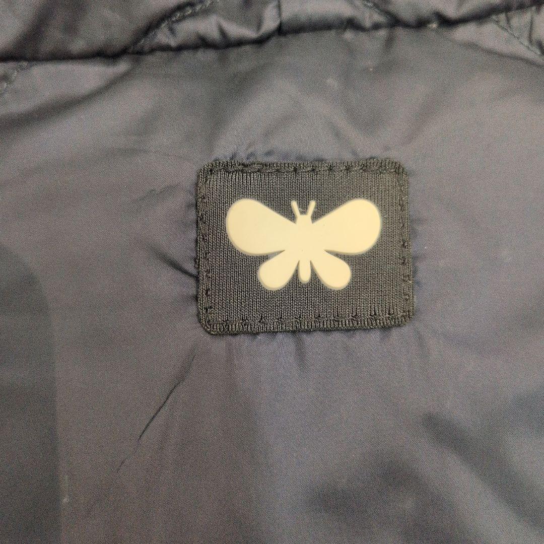 マックスマーラ　IT40　ネイビー フード付きダウンベスト