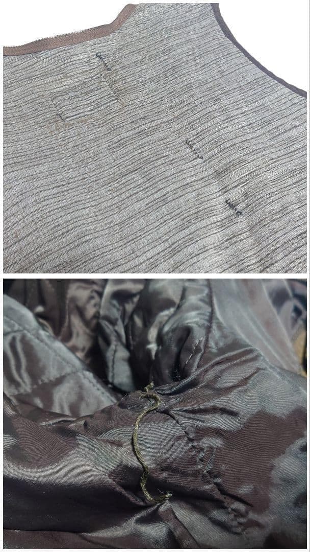 フライトジャケット リアルレザー 羊革 G-1 A-2 ライナー ブラウン 42