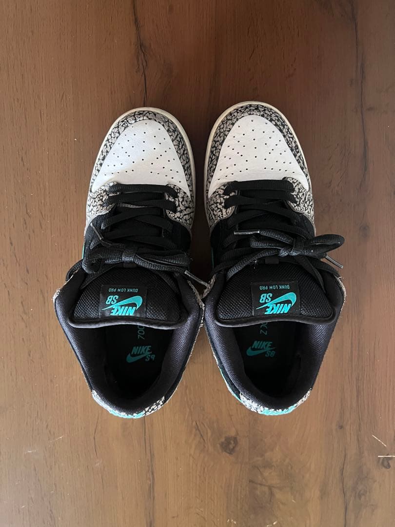 靴 Nike SB Dunk Low elephant Safari 26cm