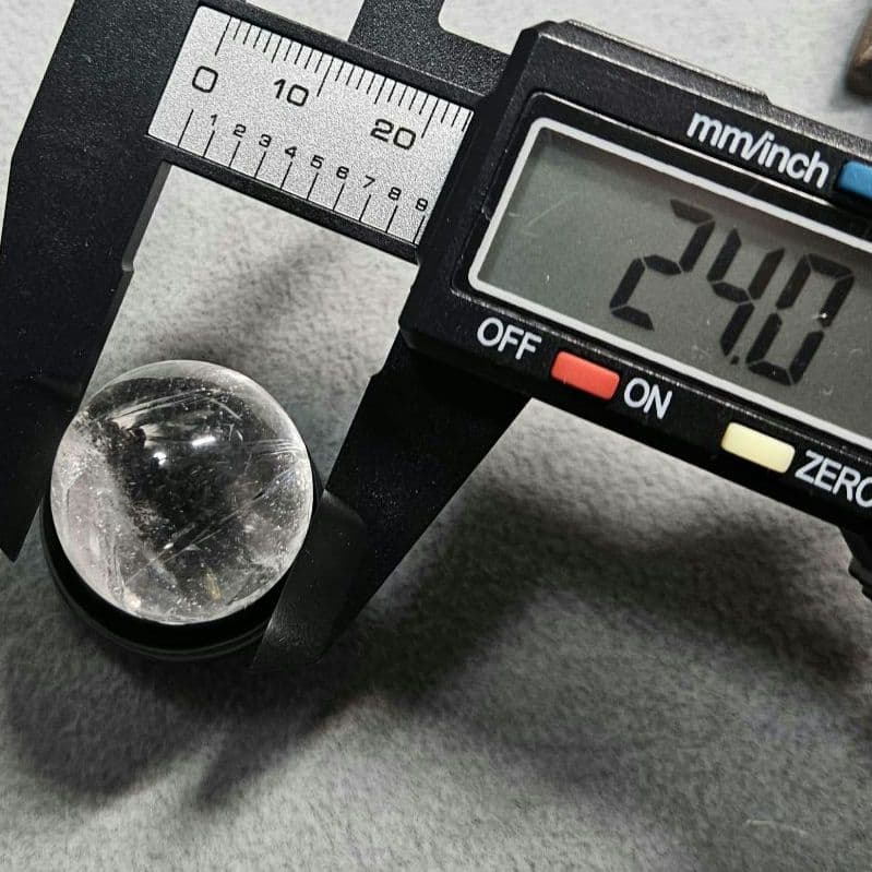 【高品質】クォーツインクォーツ 24mm スフィア