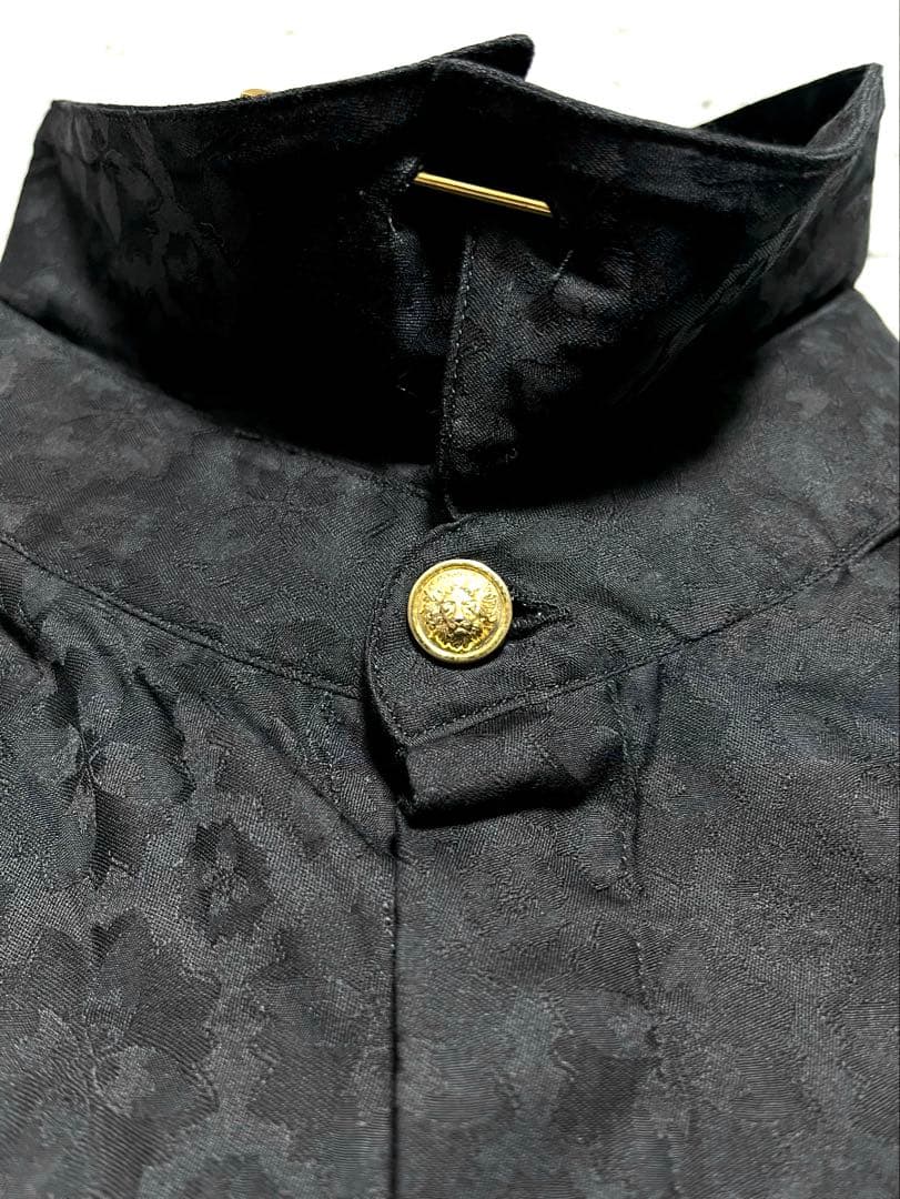 新品 VERSUS VERSACE フラワーパターンジャガードシャツ イタリア製