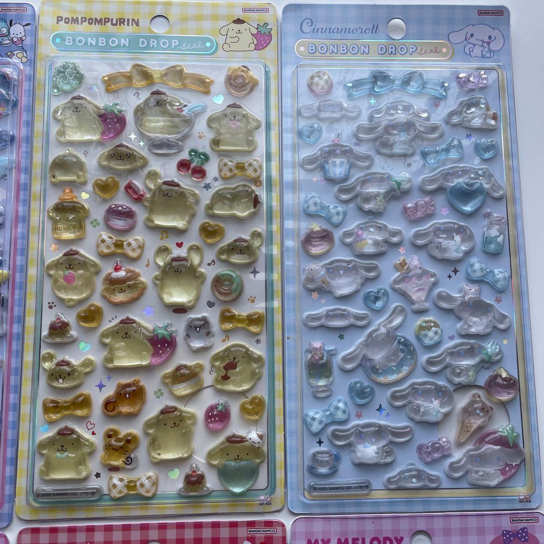 サンリオ　ボンボンドロップシール　第二弾