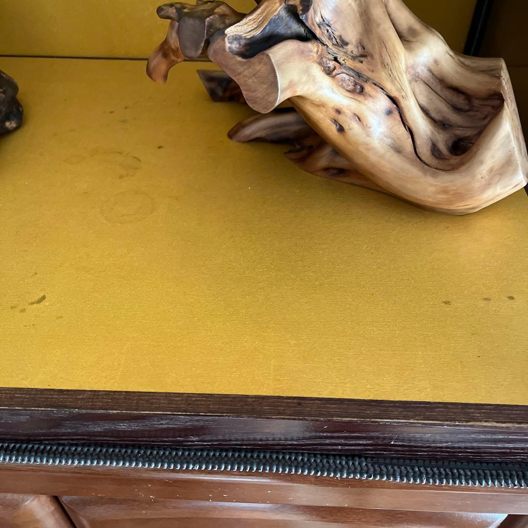 オシドリとコガモ【オス】ガラスケース付き