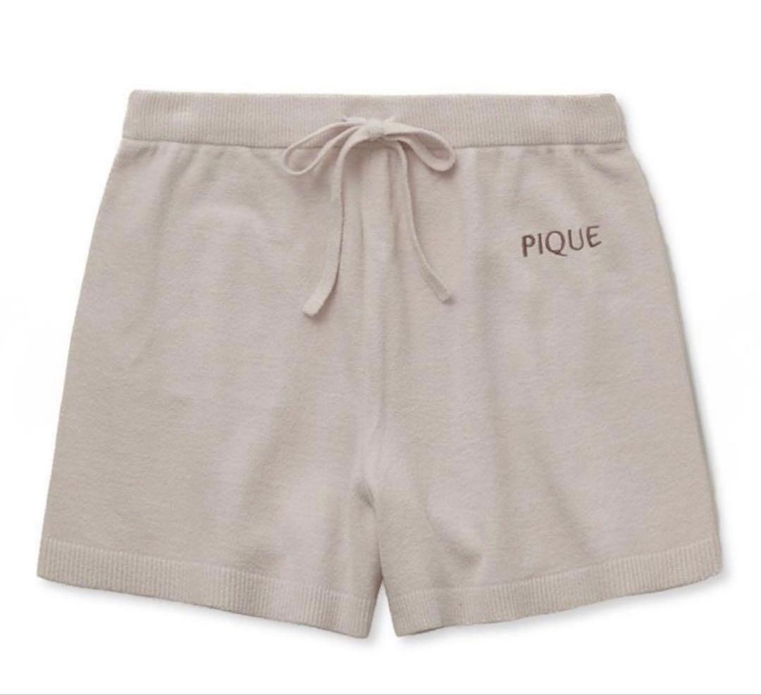 ジェラートピケ ツインキャットジャガードプルオーバー ショートパンツ セット