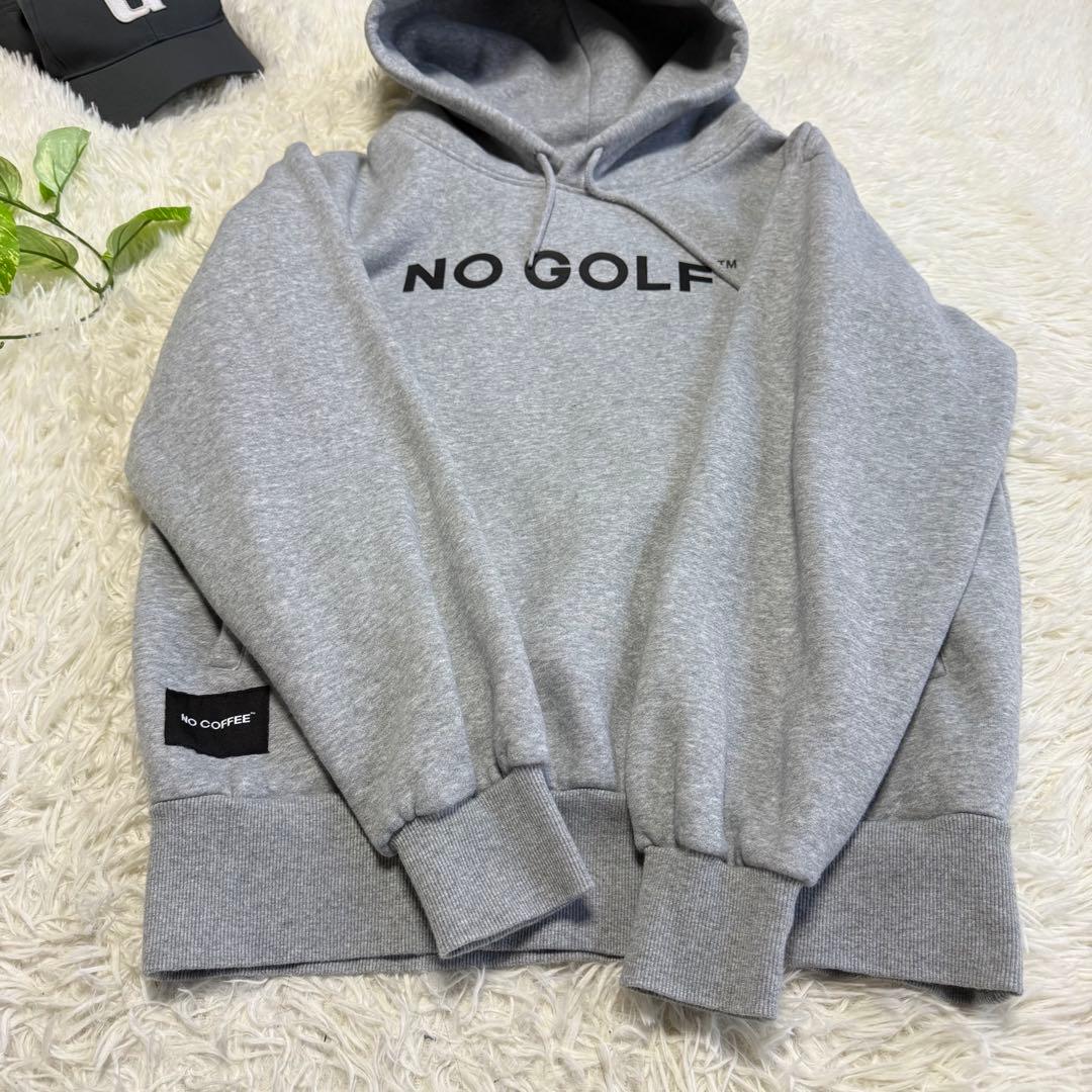 【NOCOFFEE】美品 パーカー クラブハウス グレー Mサイズ メンズ