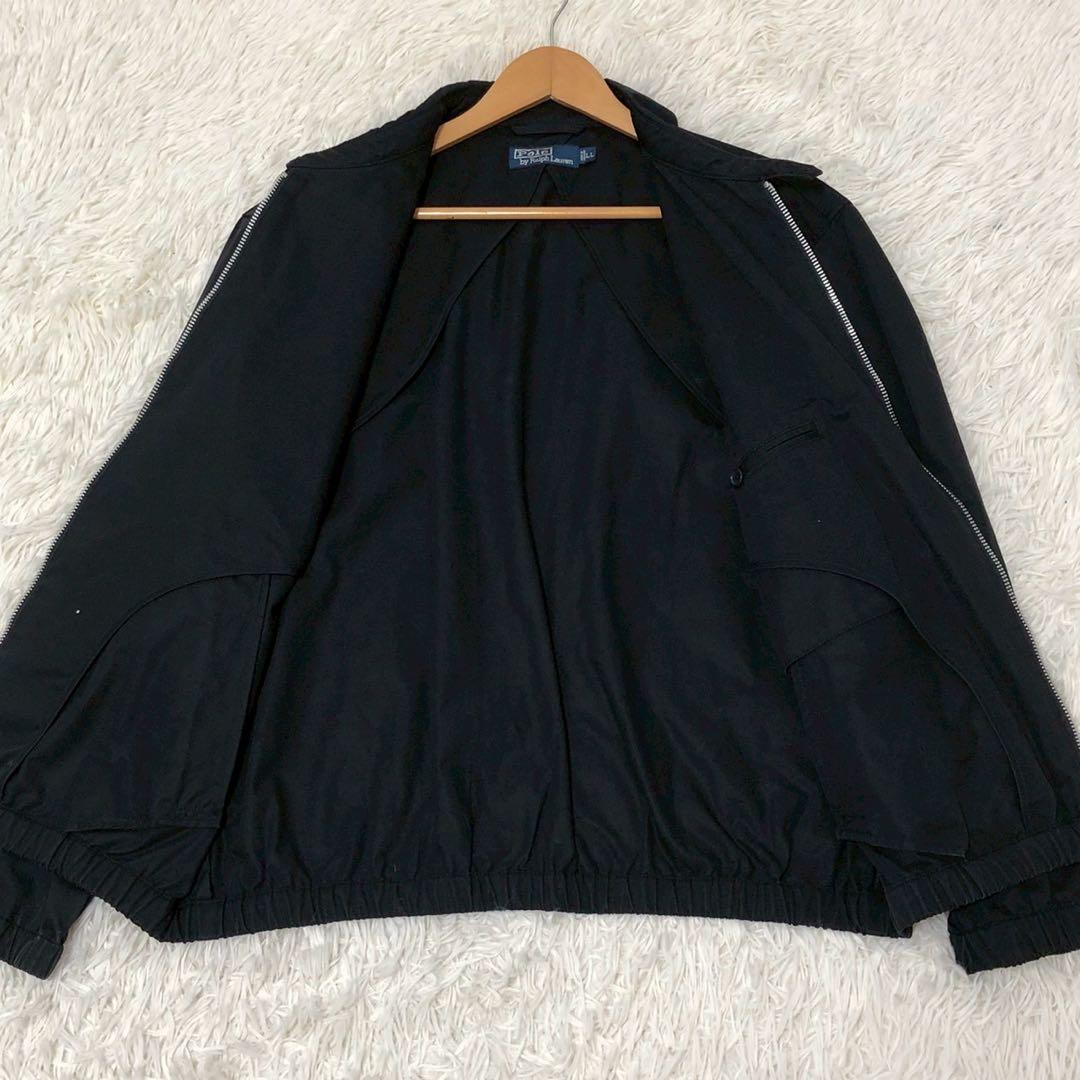 美品◎XL/LLサイズ◎POLO RALPH LAUREN スイングトップ 黒