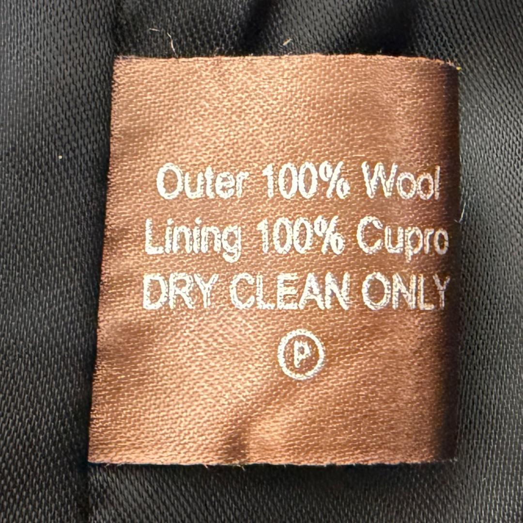 J5018 美品 マッキントッシュ ダンケルドツイードバルマカーンコート 黒36