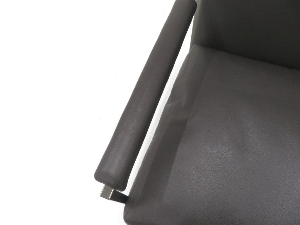 展示品　ミノッティ　総本革　レザー　ラウンジチェア　ソファ　モダン　高級