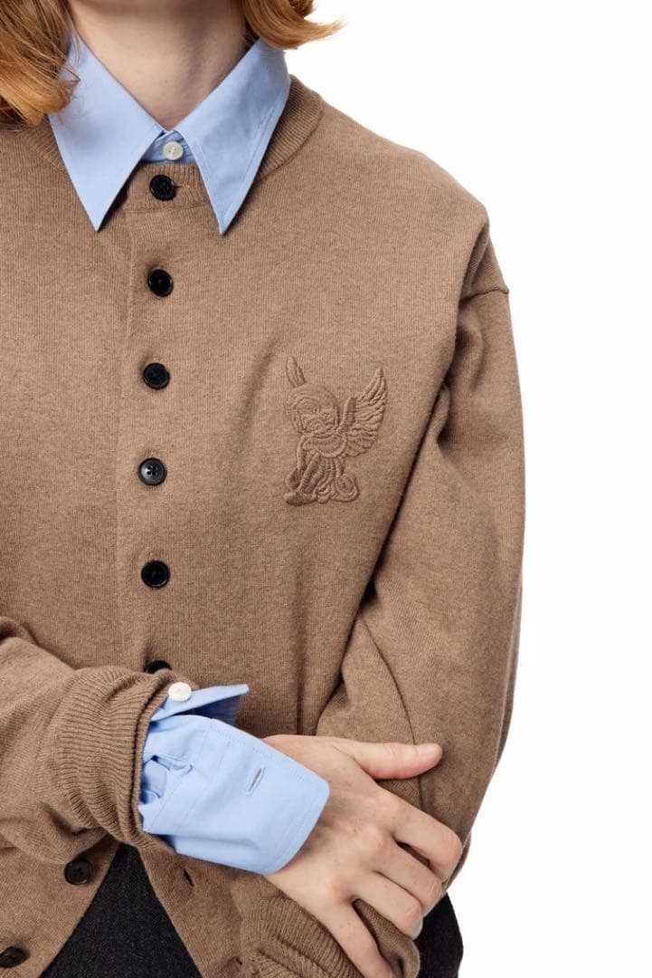 トップス MASU 25aw 10 BUTTONS CARDIGAN - BEIGE