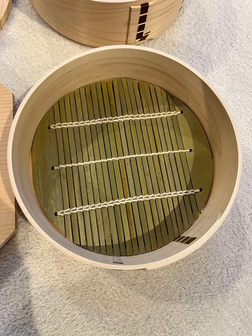 新品未使用　足立茂久商店　わっぱセイロ 6寸2段