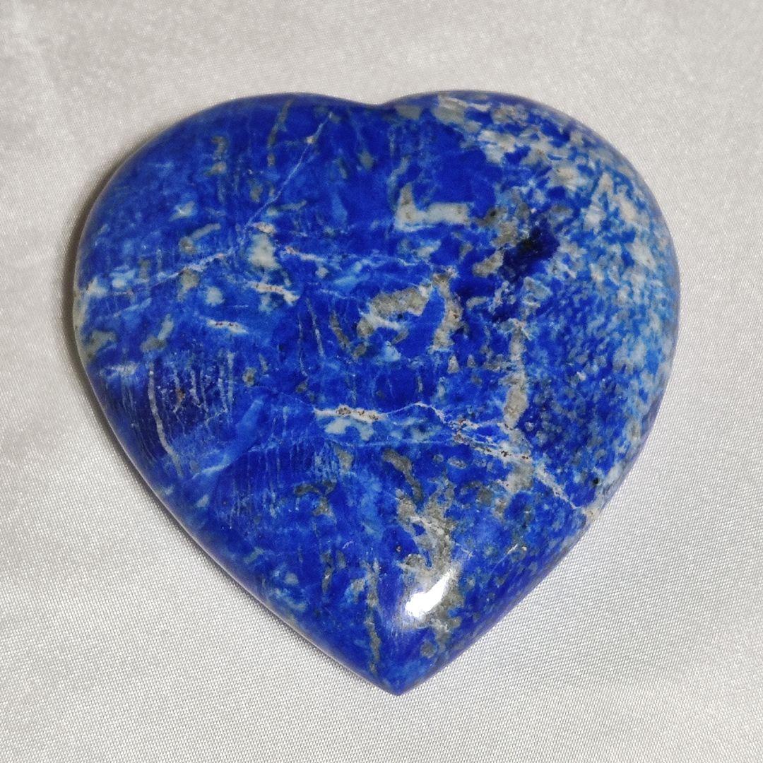パワーストーン　天然石　アフガニスタン産　ラピスラズリ　ハート　178g　224
