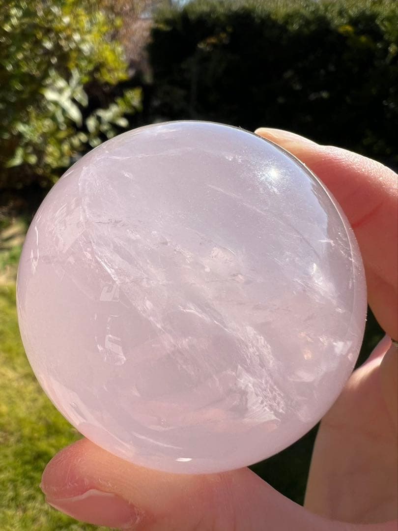 A756 アメジストクラスター　ローズクォーツ丸玉　2点セット　天然石