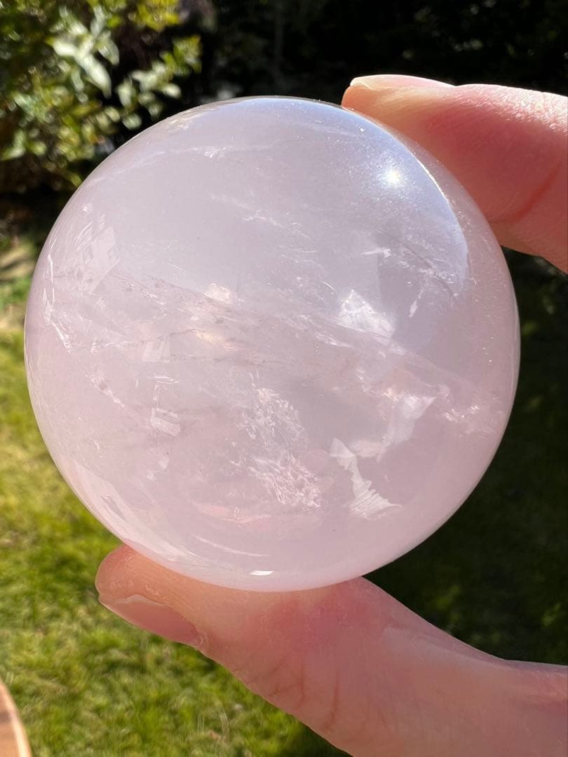 A756 アメジストクラスター　ローズクォーツ丸玉　2点セット　天然石