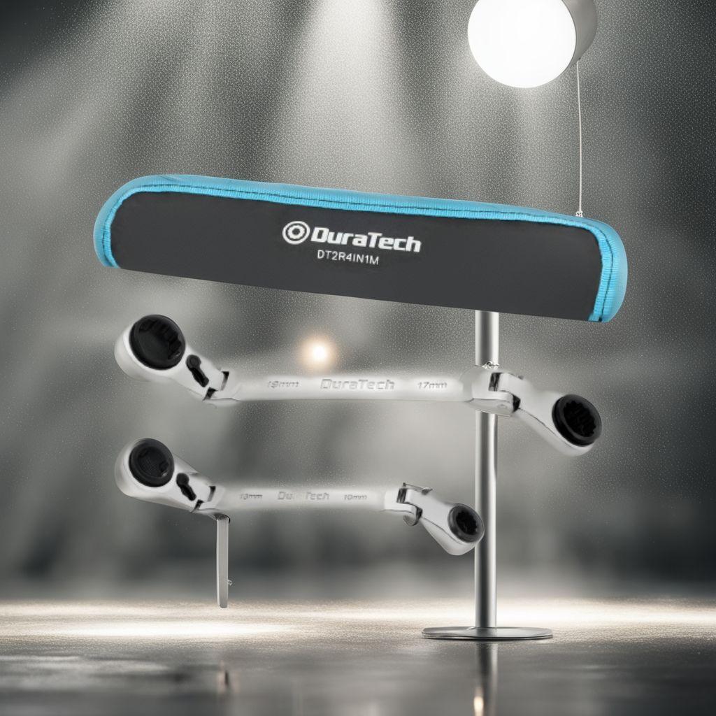 方向切替可 72ギア ラチェットメガネレンチ 4-in-1