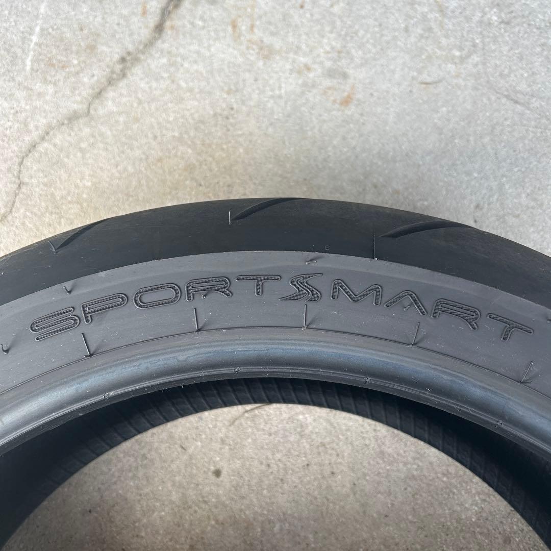 バイク用中古Rタイヤ ダンロップ スポーツスマート サイズ200/55ZR17
