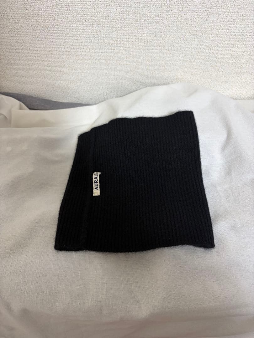 小物 auralee BABY CASHMERE KNIT NECK WARMER