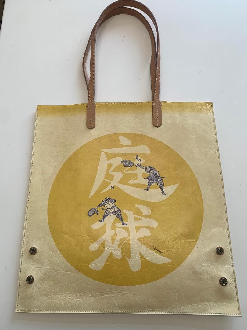 競い文字スクエアトートバッグ