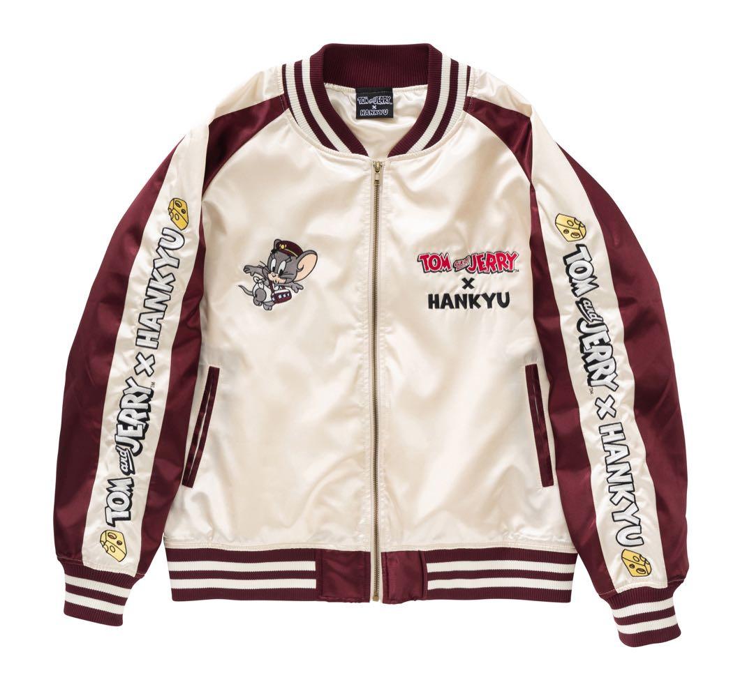 【新品未使用 限定】トムとジェリー×阪急電車 コラボ スカジャン