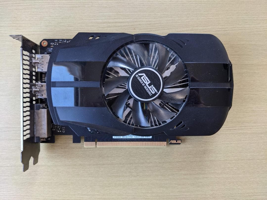 グラフィックボード・グラボ・ビデオカード ASUS GeForce GTX 1650 4G