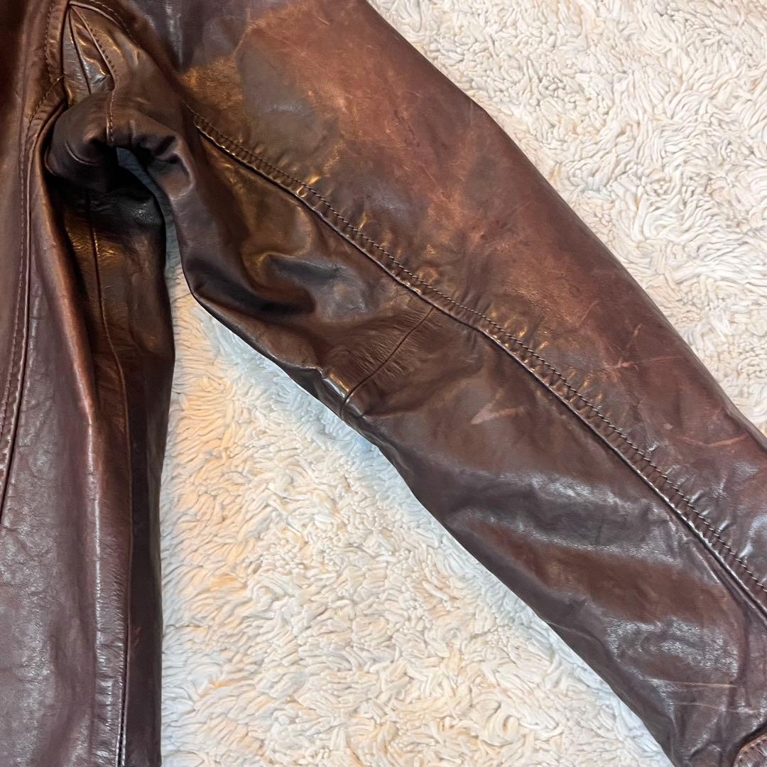 Timberland GOLDRATED TANNERY 牛革 レザージャケット