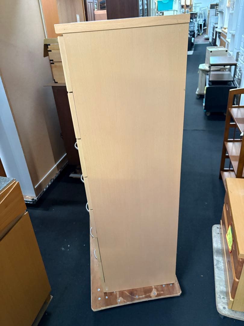 大川家具　7段チェスト　横幅80㎝　奥行42㎝　高さ134㎝