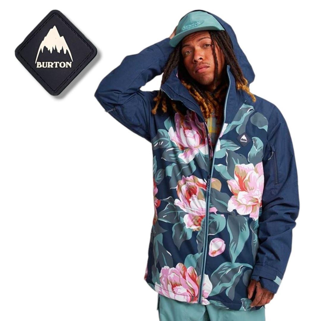 【美品】BURTON バートン 花柄 スノボウェア ジャケット L 希少 美品