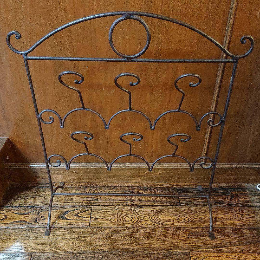 アンティーク スリッパ立て アイアンスタンド