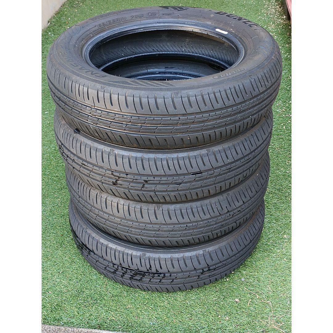 【溝多】エナセーブ EC350+ 155/65/R14 タイヤ4本 24年製