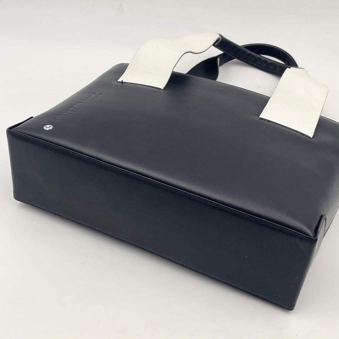 【極美品】MONTBLANC マイスターシュテュックトートバッグ ポーチ付き 黒