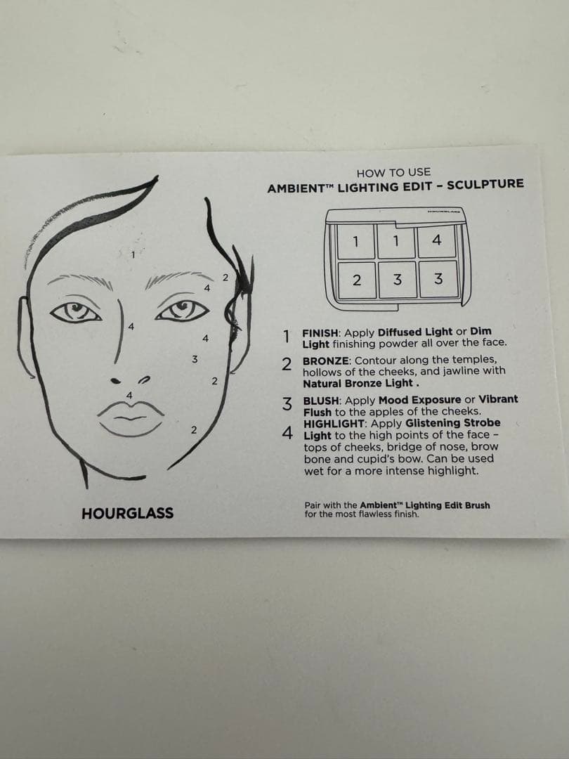 HOURGLASS AMBIENT LIGHTNING EDIT パレット