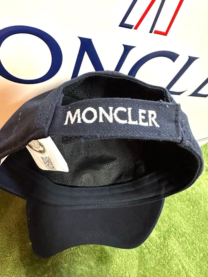 MONCLER ネイビー キャップ　モンクレール